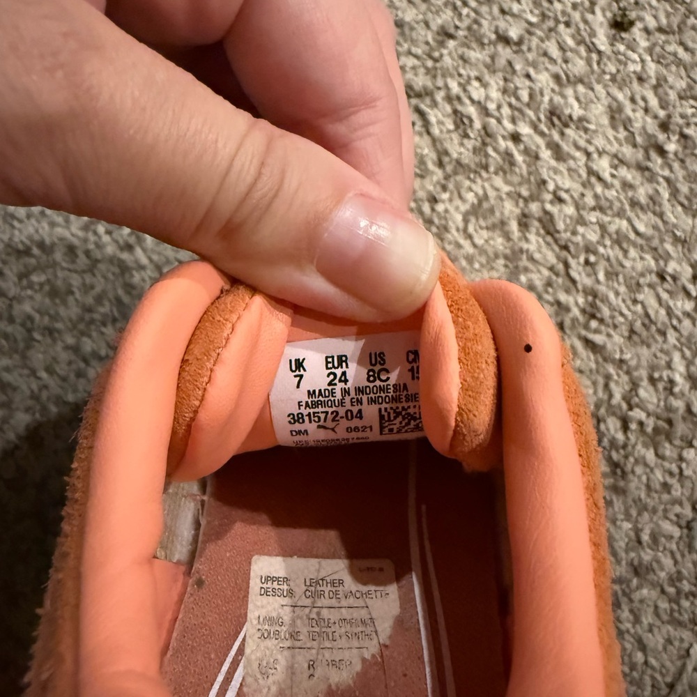 Puma Kids Sneakers - Coral Suede - Picture 3 of 13